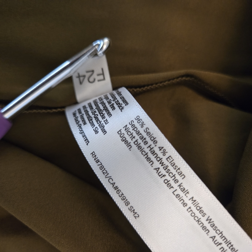 Eileen Fisher Brown Blouse - Picture 5 of 8
